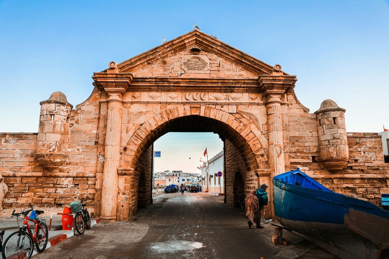 Historical Door in Essaouira Morocco