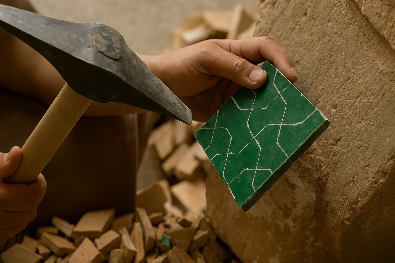 Read more about the article How Moroccan Zellige Tiles Are Made
